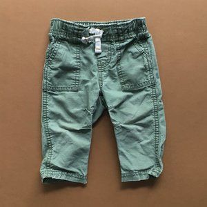 Carter's 9m Army Green Cargo Pants
